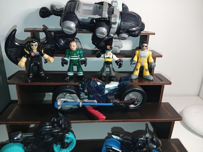 Collection of imaginext figures vehicles etc batman and others good order