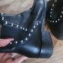 Free Zara Ladies Leather Boots Size UK 7 EU 40 Image 5