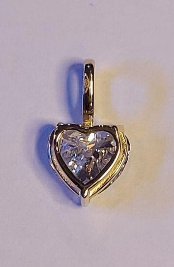 1.04ct Labgrown-Diamond 14K Gold Pendant