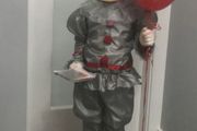 Handmade halloween costume IT clown