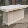 Rustic kitchen island with triple overhang Image 7