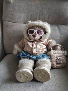 Lovely Build A Bear Groovy Winter Bear Georgeous