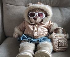 Lovely Build A Bear Groovy Winter Bear Georgeous