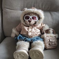 Lovely Build A Bear Groovy Winter Bear Georgeous