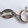 CELINE 925 Sterling Silver Name Necklace Image 7