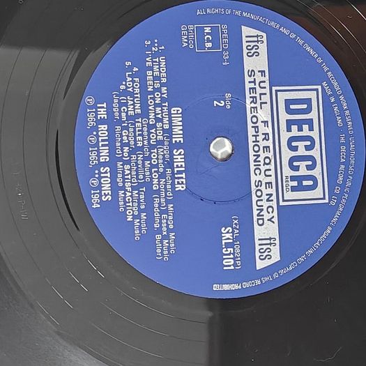The Rolling Stones, Gimme Shelter Live LP, original press