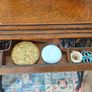 Vintage Singer Cast Iron Sewing Table Image 3