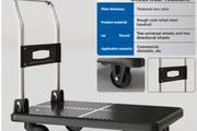 Heavy-Duty Folding Trolley Cart, 90kg-140kg Load Capacity
