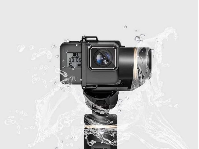 FEIYUTECH G6 3 Axis Handheld Splashproof Gimbal for Gopro / Action Camera Stabiliser Splashproof & Water Resistant Stabilizer Bluetooth & WIFI LCD Technology