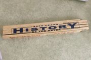 Wood Folding Ruler 2000 Years of History By The Meter / MeterMorphosen 2000