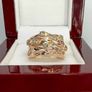 Diamond D'Joy Luxury: Natural Champagne Diamond Bubble Ring Image 4