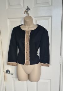 Black box jacket from Italian Designer Fabiana Filippi size 12