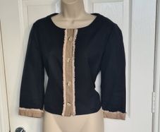 Black box jacket from Italian Designer Fabiana Filippi size 12