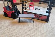 WWE Superstar Ring RAW and Wrekkin Stack Forklift Bundle