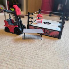 WWE Superstar Ring RAW and Wrekkin Stack Forklift Bundle