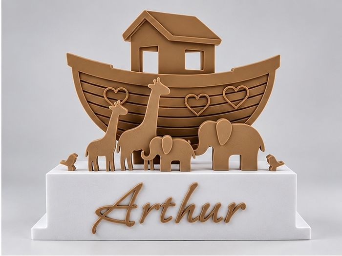 Personalised Noahs Ark Name Plaque