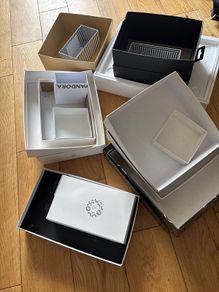 Boxes for organising - Marie condo style