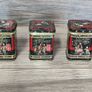 oriental asian vintage X3 empty tea tin set container collectables Image 7