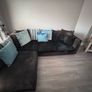 Charcoal Corner Sofa | Cushions Included Image 2