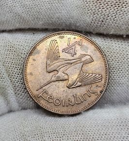 Ireland 1959 1/4d Farthing Beautiful Uncirculated Lustrous Red