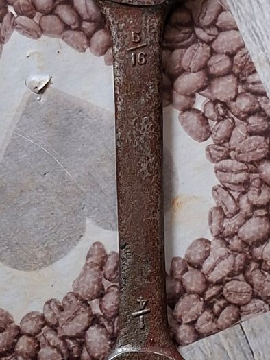 N V & T Military Spanner 5/16 by 1/4, Authentic World War II Military Issue 1943 Postage available or Collection