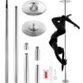 Professional Dancing Pole, Professional Dance PoleHeavy Duty 200kg Spinning Static Dancing Pole Kit, Portable Removable Pole, 45mm Heavy-Duty Stainless Steel Pole, Height  Adjustable  Adjustable 2163 2700mm Image 2