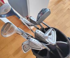 Golf set and trolley