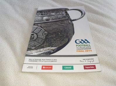 2014 All Ireland Football Final Gaa Programmes