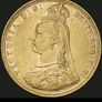 1887 Rarity 5 (R5) Gold Sovereign Image 4