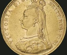 1887 Rarity 5 (R5) Gold Sovereign