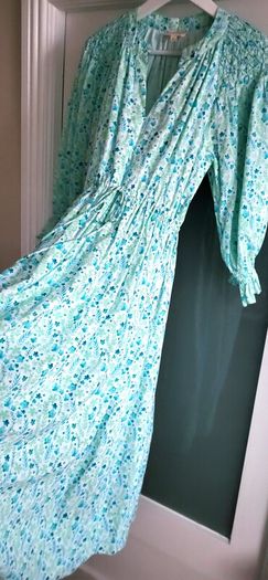 SERAPHINA The Floral Smock Dress with pockets Sz M (Fit 12-14UK) - Rrp 155 (New)