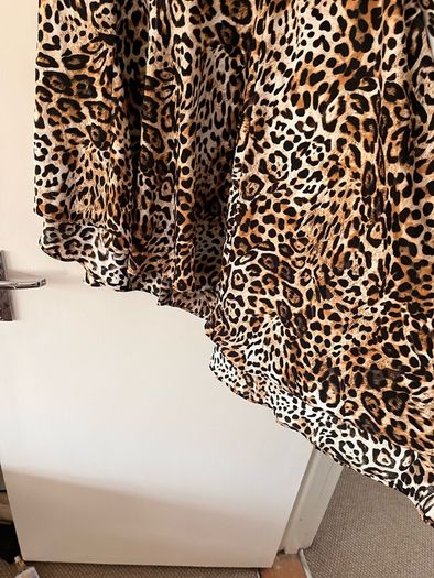 Leopard print skirt