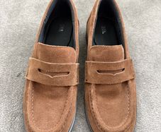 Zara suede loafers size UK 6