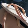 Gold Haviana flip flops women's UK size 4 Image 4