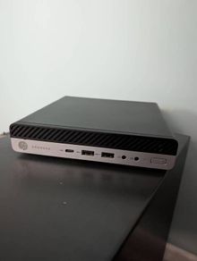 HP EliteDesk 705 G4 35W Mini Desktop PC | AMD A10-9700E | 4GB DDR4 | 256GB SSD | EU Power Adapter + UK Plug Included
