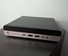HP EliteDesk 705 G4 35W Mini Desktop PC | AMD A10-9700E | 4GB DDR4 | 256GB SSD | EU Power Adapter + UK Plug Included