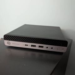 HP EliteDesk 705 G4 35W Mini Desktop PC | AMD A10-9700E | 4GB DDR4 | 256GB SSD | EU Power Adapter + UK Plug Included