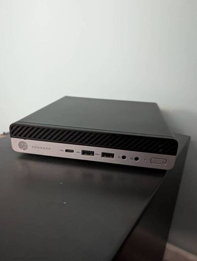 HP EliteDesk 705 G4 35W Mini Desktop PC | AMD A10-9700E | 4GB DDR4 | 256GB SSD | EU Power Adapter + UK Plug Included
