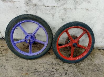Kawasaki AR80 wheels
