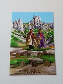Turkey original coins set UNC