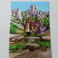 Turkey original coins set UNC