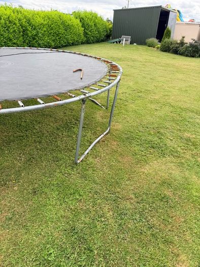 Trampoline base