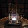 Vintage Silver Plated Bird Cage T-Light Holder Image 4