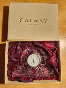 Galway Irish Crystal Clock