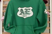 hoodie xsmall rare vintage inspired American eagle hoodie shamrock logo