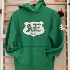 hoodie xsmall rare vintage inspired American eagle hoodie shamrock logo