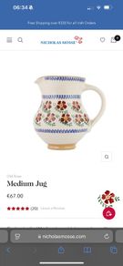 Nicholas Mosse Old Rose Medium Jug