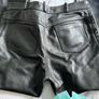 Leather biker trousers - Raberg Image 4