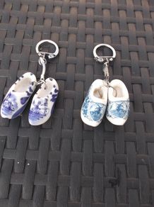 Vintage, Traditional Dutch Clogs on Keyrings