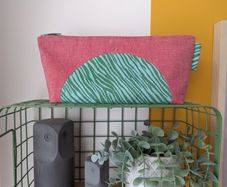 Brand new handmade make-up bag / toiletry bag